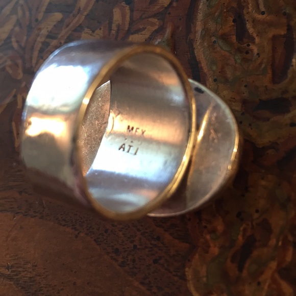 Mexico sterling ring 17gr, size 6 - Picture 6 of 10